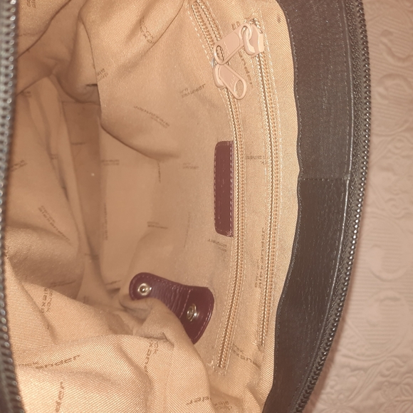 Derek Alexander Black Leather Shoulder Bag - Picture 3 of 3